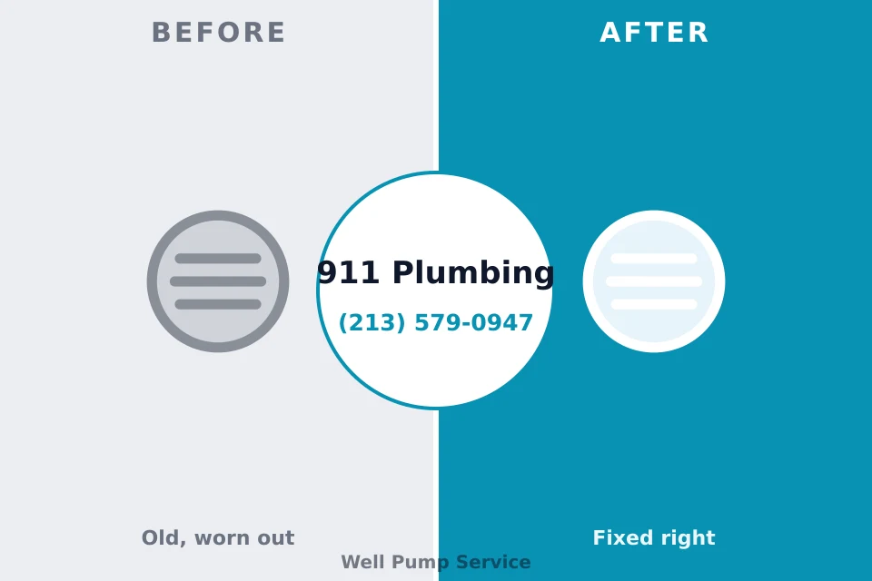 Before and after: plumbing repair Emigsville, PA